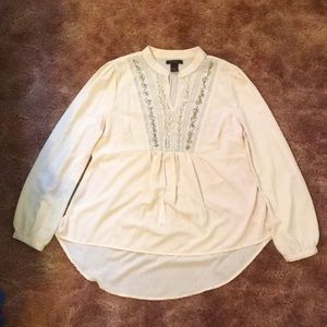 Sequined Girls Dress Shirt